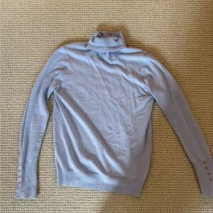 Zara Sky Blue Turtleneck
